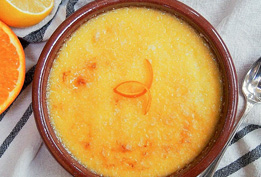 Crema Catalana made with Oranges & Cointreau